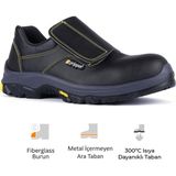 Mekap Pro Gripper Sonoran Gpr-34 S3 Hro Fiberglass burun Kaynakçı Iş Ayakkabısı - Siyah