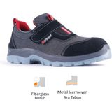 Mekap Pro Gripper Yukon GPR-170 S1P Src Süet Deri ve Tekstil Fiberglass burun Kevlar Ara Taban Spor Iş Ayakkabısı