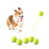 MEKAPLE 6 Paket Mini Tenis Topları Evcil Hayvan Oynamak için Fecth, 2 inç Köpek Eğitimi Tenis Topları Küçük Boy Köpekler için, İnteraktif Köpek Oynama Topları Uyar 2 inç Köpek Topu Fırlatıcıları