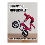mekatris3d Mekatris Dummy 13 Uyumlu Arazi Motosikleti - Hareketli Eklemli Dirt Bike Figür Aksesuarı Cross Motoru