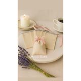 MEKİK BUTİK 10 adet 10x15 PEMBE saten kurdelalı bez kese - hediye kesesi - lavanta kesesi - bez poşet