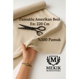 Mekik Manifatura Amerikan Bezi Kumaş - Ham Bez Kumaş - Punch Kumaş - Kırlent-Masa Ortüsü - Runner-Astar-Döşemelik - 100 cm - 140 cm