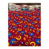 MEKİK MANİFATURA PAZEN KUMAŞ KIRMIZI DESENLİ