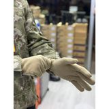MEKOTEX Siyah Polar Termal Eldiven - Kışlık Soğuk Havalar Için Eldiven - Standart - Bej