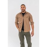 MEKOTEX Taktik Gömlek Fermuar Cepli Koruma Swat Outdoor Gömlek Siyah - 428 - Bej - XL