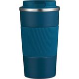 Meks 304 L Kilitli Çelik Mat Mavi 510 ml Kahve Termos Mug CIN405MV