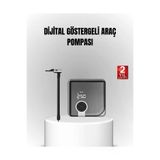 Meks 6000MAH Bataryalı Type-C Şarjlı Mini Hava Kompresörü LED Işıklı - HEP-9094-4810