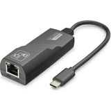 Meks Adaptör Type C USB 3.0 Ethernet Gigabit Siyah - 0 - Siyah