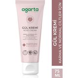 Meks Agarta Doğal Yüz ve El Nemlendirici Gül Aromalı Cilt Bakım Kremi 75 ml