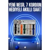 Meks Akıllı Saat 7 Kordon Hediyeli Takvim Alarm Nabız Ölçer Bildirim Görme Sesli G? - HEPIDE6729-5