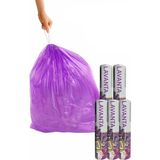 Meks Arvale Büyük Boy 65X70 Kokulu Büzgülü Çöp Poşeti 5 Paket (50 Adet) Çöp Torbası 60 Litre Çöp Torbası