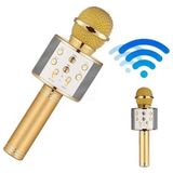 Meks Bluetooth Hoparlör USB Aux Sd Kart Kaoroke Mikrofon Uzun Pil Ömrü
