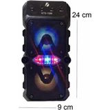 Meks Bluetooth Hoparlör Yüksek Ses Kaliteli Büyük Boy Çift Çıkışlı Ses Bombası - HEP-7988-784 - Çok Renkli