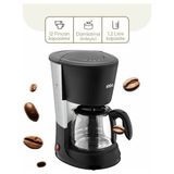 Meks Cam Sinbo 2'si 1 Arada Filtre Kahve ve Çay Demleme Makinesi - 0-Siyah