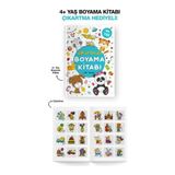Meks Çıkartmalı Boyama Kitabı 4 Yaş +