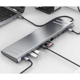 Meks Coverzone 14IN1 Type-C To Dock Istasyonu 14'ü 1 Arada HDMI VGA Pd(3.0), 4 * Usb, 2 * USB C, 10 / 10