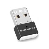 Meks Coverzone Dual Mode Bluetooth 5.3 USB Adaptör Dongle – Bilgisayar Için Bluetooth Alıcı Verici, USB