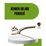 MEKs Deride Kemer Çanta Ayakkabı Delme Pensesi 6 Uçlu Döner Başlıklı Tamir Aleti TKNDYM-UCZZZKEMERDELME-2