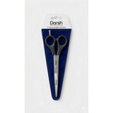 Meks Dorsh Plastik Saplı Profesyonel Berber Makası 6" - 00-Siyah - Beyaz