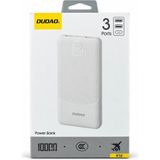 Meks Dudao K10 Beyaz 10.000 Mah 3 Portlu Powerbank