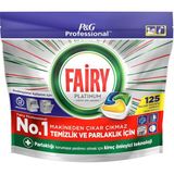 Meks Fairy Proffesional Platinum Limon Kokulu Bulaşık Makinesi Deterjanı Kapsül 125 Yıkama