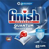 Meks Finish Quantum Infinity Shine 83 Kapsül Bulaşık Makinesi Deterjanı Tableti (1 x 83 Kapsül)