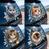 Meks Fulcar Kedi Tasarımlı Araç Stickerı