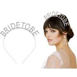 Meks Gümüş Kaplama Kristal Taşlı Bride To Be Gelin Tacı