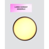 Meks Hareket Algılayan LED Gece Lambası Mıknatıslı Duvar Montajlı - HEP-7455-9041 - Çok Renkli