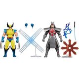 Meks Hasbro Marvel Legends Series Gamerverse Wolverine Vs Marvel's Silver Samurai Ikili Aksiyon Figür Se