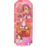 Meks HYM34 Disney Prenses Belle ile Çay Saati Oyun Seti - Bebek Dahil Değildir. - (ClearEyelets)Black-RadiantOrchid