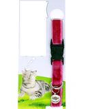 MEKs Kadife Dokulu Ayarlanabilir Çıngıraklı Kedi Tasması CRC-3879608625949