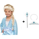 Meks Karlar Ülkesi Frozen Elsa Kostüm Seti Çocuk Boy
