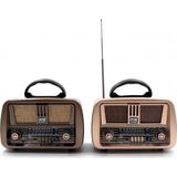 Meks Klasik Taşınabilir Model Nostaljik Radyo