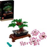 Meks LEGO Icons Bonsai Ağacı Seti, Yetişkinler Için Ev Dekorasyonu ve Çiçek Seti, Yaratıcı ve Rahatlatıc