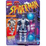 Meks Marvel Legends Serisi Kardiac, Örümcek Adam Çizgi Roman Figürü, Harita Arka Planlı, Retro Stil