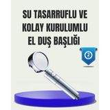 Meks Masaj ve Yağmur Modlu Su Tasarruflu Duş Başlığı