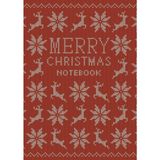 Meks Merry Christmas Notebook - A4: (Red Edition) Fun Notebook 192 Lined Pages (A4 / 8.27X11.69 Inches /