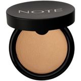 Meks Note Cosmetics Baked Powder 06 Gold Bronze Işıltılı Bitişli Highlighter Toz Yüz Pudrası