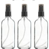 Meks Paradise 3 Adet 50 ml Cam Yeniden Doldurulabilir Sprey Kolonya Boş Parfüm Şişesi