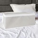 Meks Pazar Kapısı Baza Altı Düzenleyici Kumaş Hurç Büyük Boy Organizer (65 x 45 x 22) (1 Adet Gri Büyük