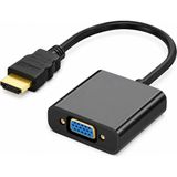 Meks Primex PX-1240S HDMI To VGA Çevirici Adaptör, 30 cm Dijital Görüntü Dönüştürücü, HDMI Erkek VGA Diş