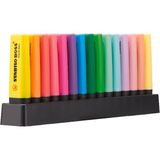 Meks Stabilo Boss Original - Fosforlu Kalem - 15'li Masa Seti - 9 Parlak Renk - 6 Pastel Renk