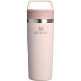 Meks Stanley Cafe To-Go Travel Mug Termos Bardak, 0.47 L, Pembe Kuvars (Rose Quartz)