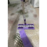 MEKs Teleskobik Cam Yer Tavan Silme - İstediğin Bezi Tak Kullan - 4 Mandallı -yedek Bezli Mop Seti CRC-3879608912377