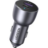 Meks Ugreen 52.5 W Çift Port USB C-Usb A Pd-Qc Hızlı Araç Şarj Cihazı