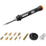 Meks Worx WX744.9 Makerx 20VOLT Profesyonel Dijital Lehim Tabancası + 12 Aksesuar (Akü Dahil Değildir)