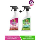 Mekselina Bitkisel Çok Amaçlı Temizleyici 750 ml + Oksijenli Kumaş Temizleyici 750 ml - 1,5 LT