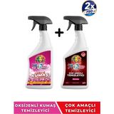 Mekselina Oksijenli Kumaş Temizleyici 750 ml + Çok Amaçlı Temizleyici 750 ml - 1,5 lt