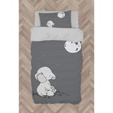Mekta Home Bebek ve Çocuk Odası Ay ve Fil Desenli Nevresim Takımı - Renkli - 160 x 230 cm